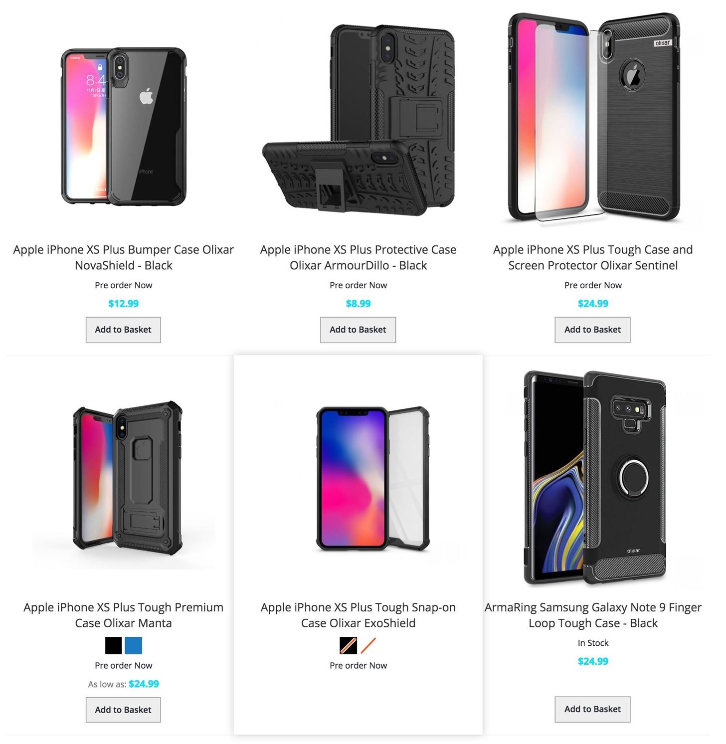 Case Makers Are Ready for the New iPhone XR, XS & XS Max with Buy & Preorder Pages Live Right Now
