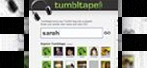 Create and share virtual mixtapes over Tumblr with Tumbltape