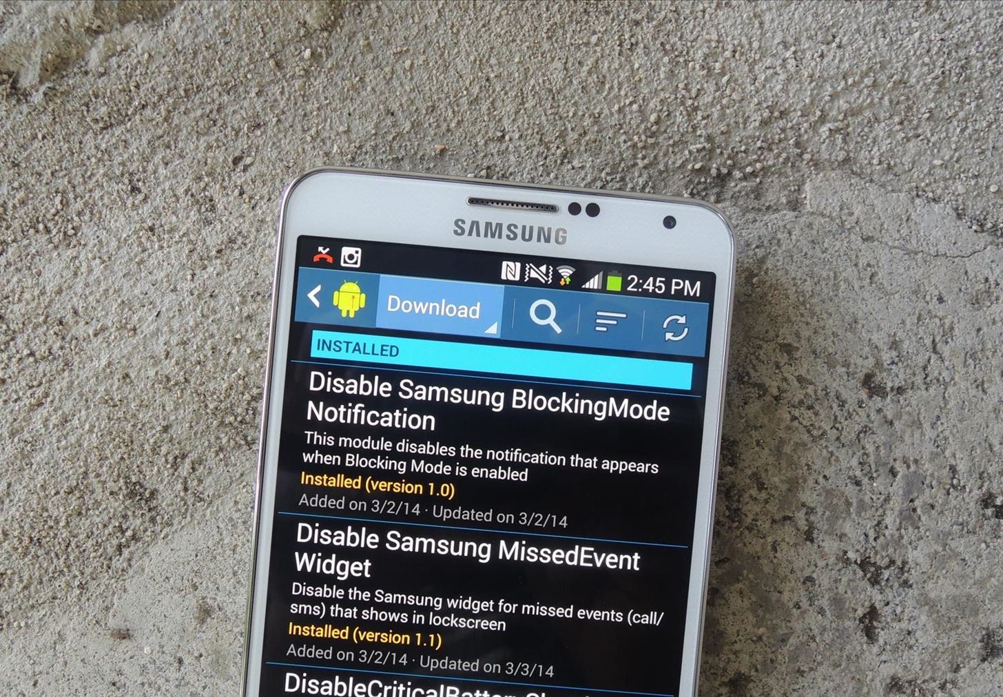How to Disable the Missed Event Widget & “Blocking Mode On” Notification for the Galaxy Note 3