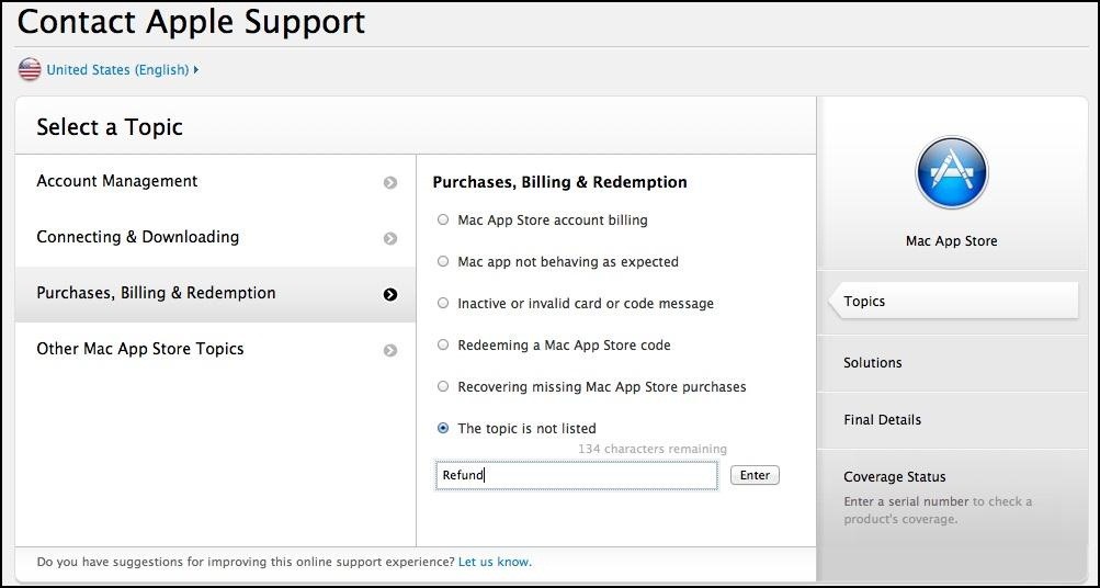 How to Get a Refund from Apple in iTunes or the Mac App Store