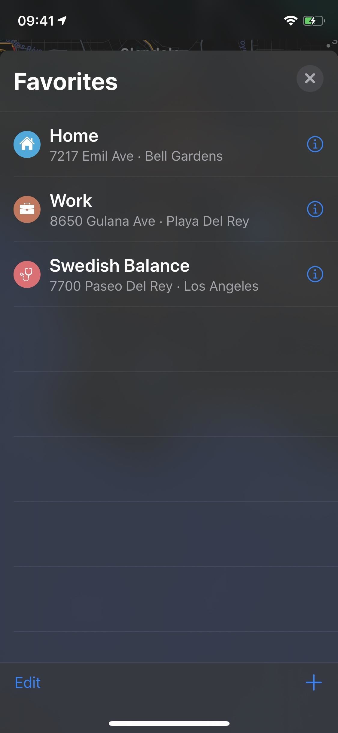How to Add, Rearrange, Edit & Delete Favorite Locations in Apple Maps in iOS 13