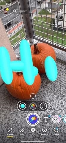 Doodle Over the Real World with Snapchat's 3D Paint