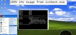 Stop SVCHOST.EXE from using 100% of the CPU on a Windows XP PC