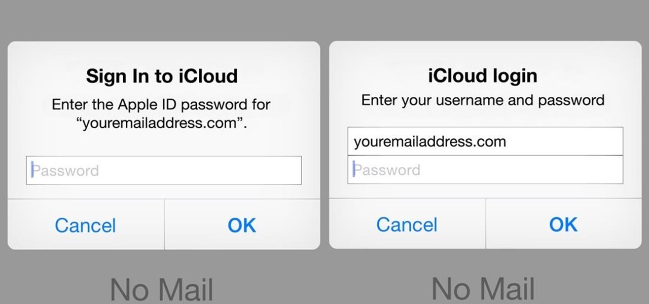 Identify Real Login Popups from Fake Phishing Attacks in iOS 8's Mail App