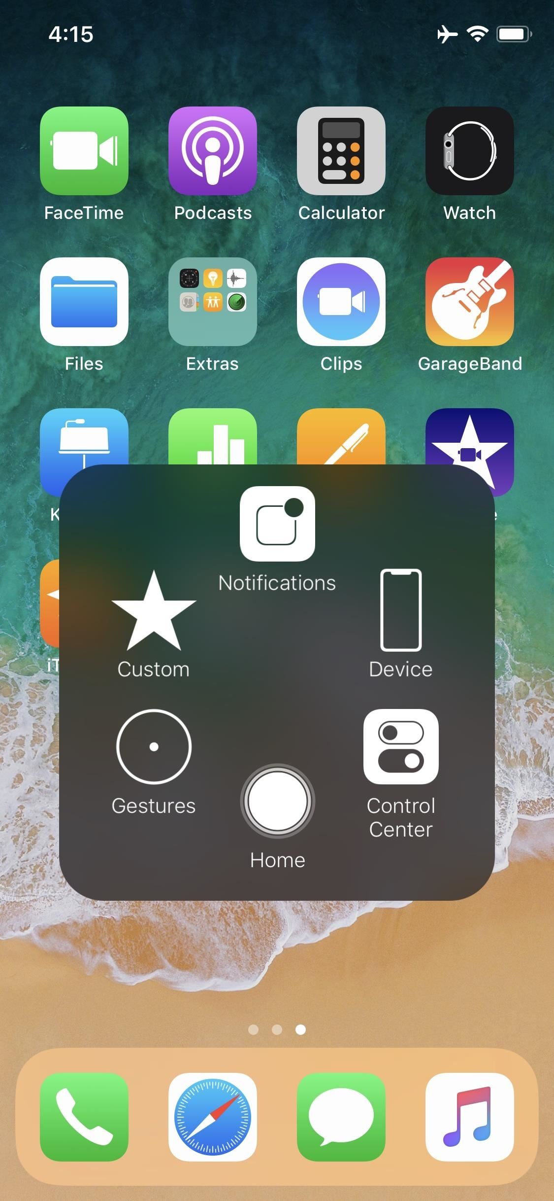 How to Add a Virtual Home Button to iPhone X with AssistiveTouch