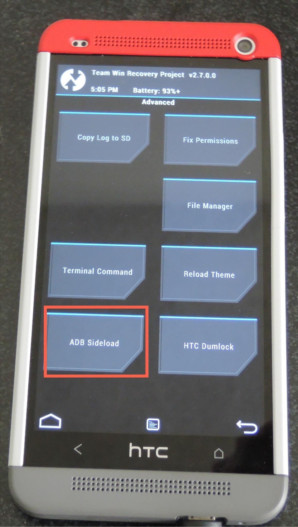 How to Fix a Soft-Bricked HTC One by Flashing a New ROM via ADB