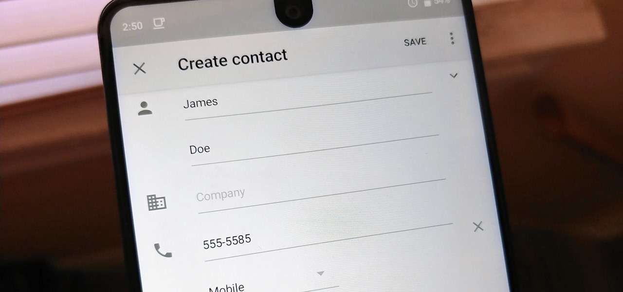 Hide Contacts That Don't Have Phone Numbers on Android