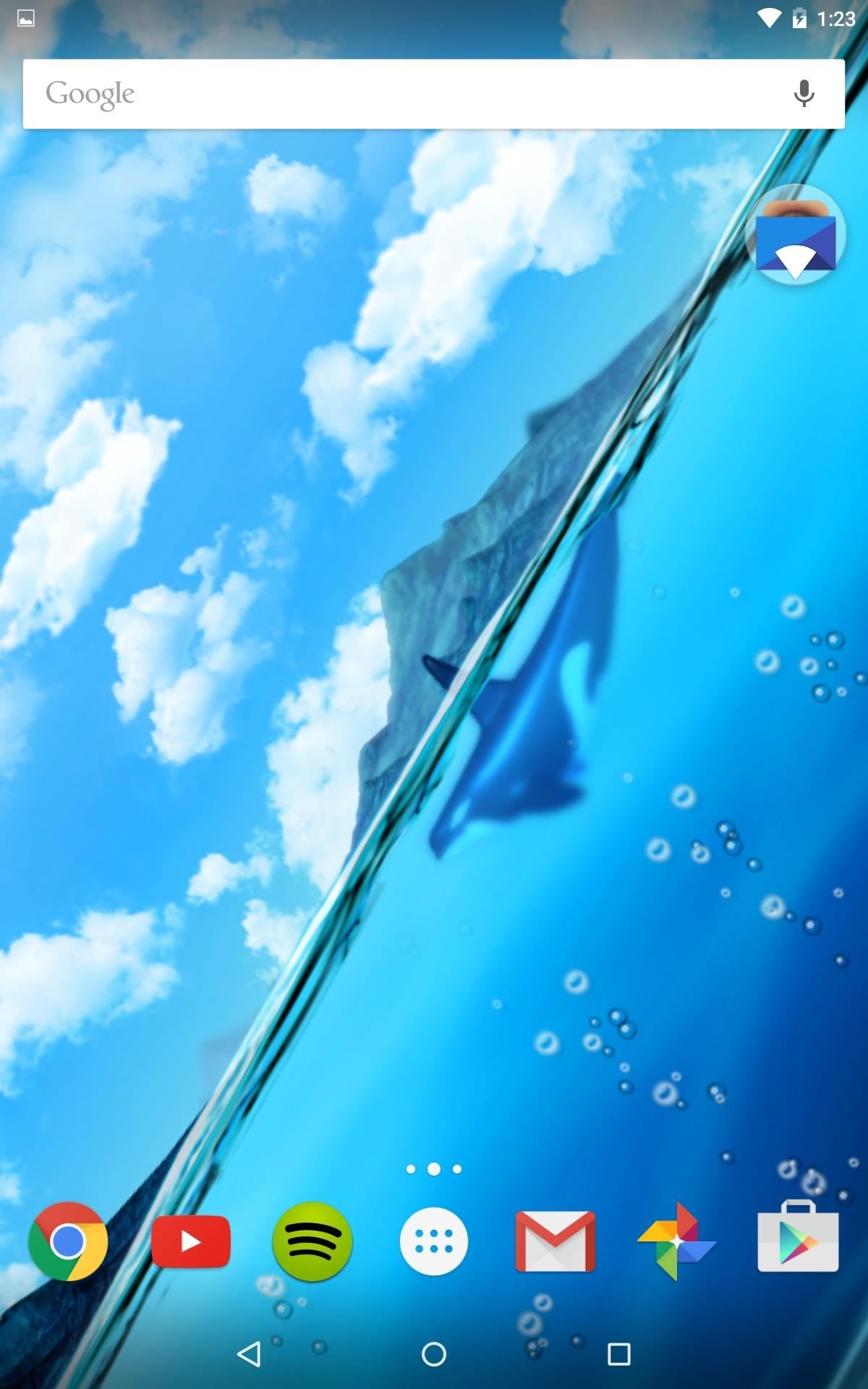 This Live Wallpaper Uses Ocean Water Levels to Display Your Android's Battery Life