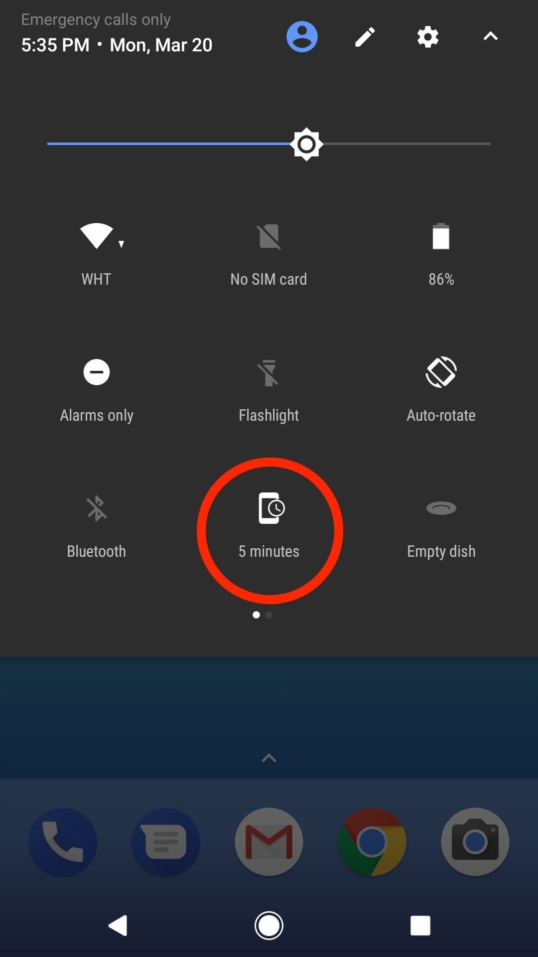 Add a Screen Timeout Tile to Android Nougat's Quick Settings Panel