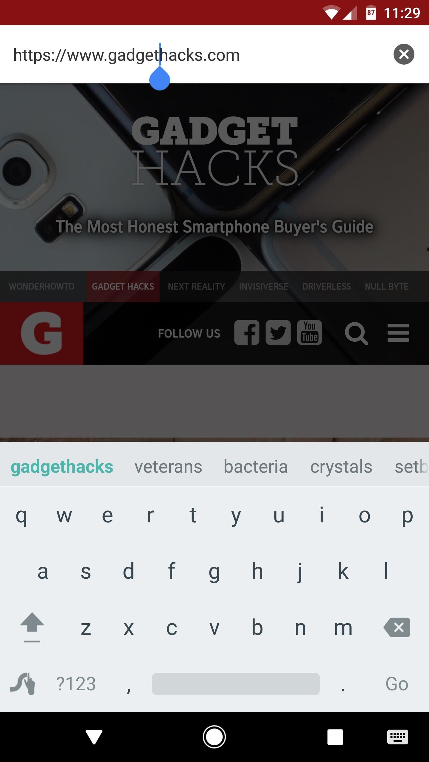 Use Your Android's Volume Keys to Move the Cursor in Any Text Field—No Root Needed