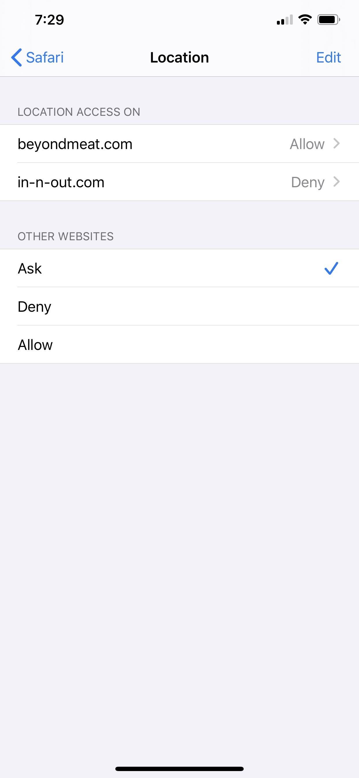 How to Customize Camera, Microphone & Location Permissions for Specific Websites in iOS 13's Safari