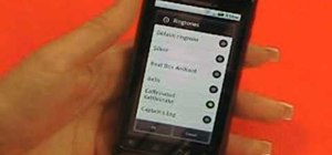 Send and read SMS text messages on a Motorola Droid 2 smartphone