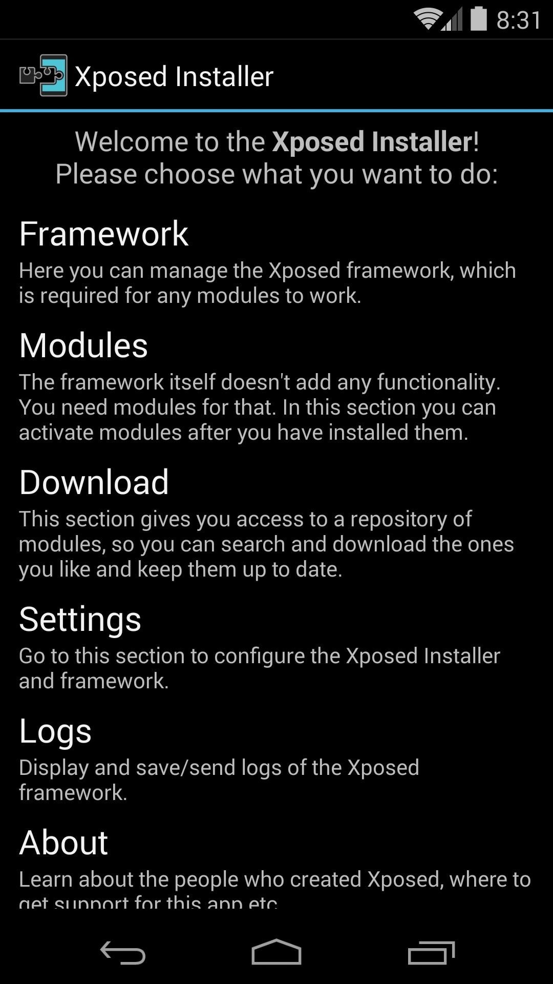 Xposed Installer Gets New Features & UI in Massive Update