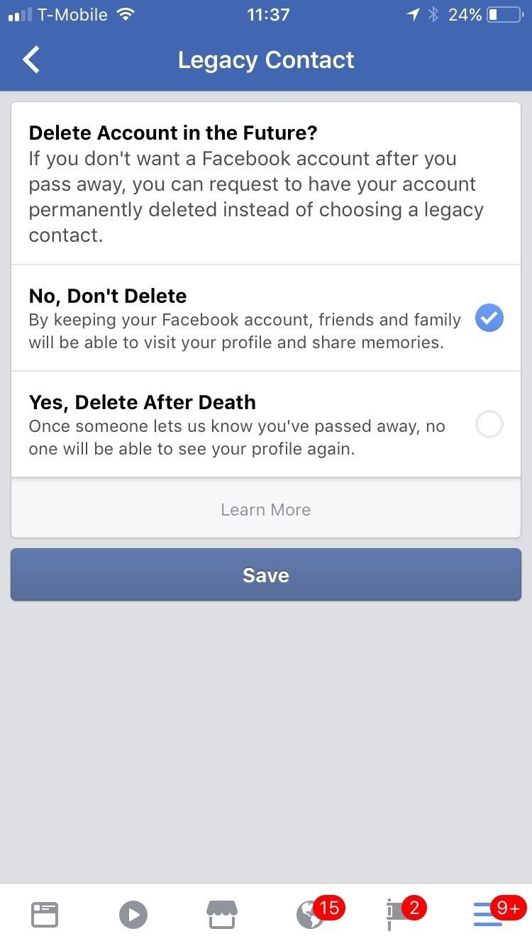 Facebook 101: How to Set Up Your Account to Delete Automatically When You Die