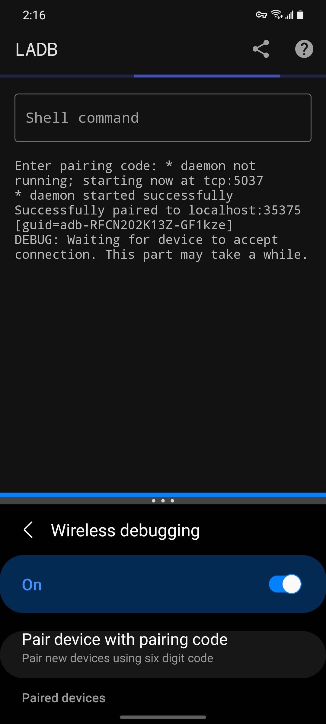 How to Send ADB Commands to Your Own Phone Without a Computer or Root