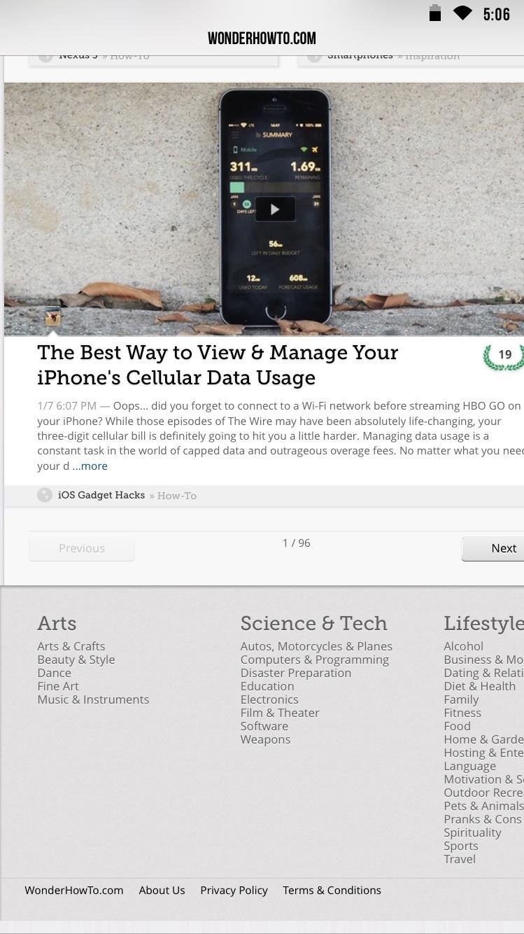 Jump to the Bottom or Middle of a Page on Your iPhone, Not Just the Top