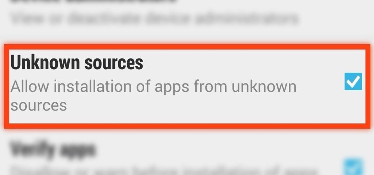 Enable Unknown Sources on Your HTC One to Install Apps Not Found on Google Play