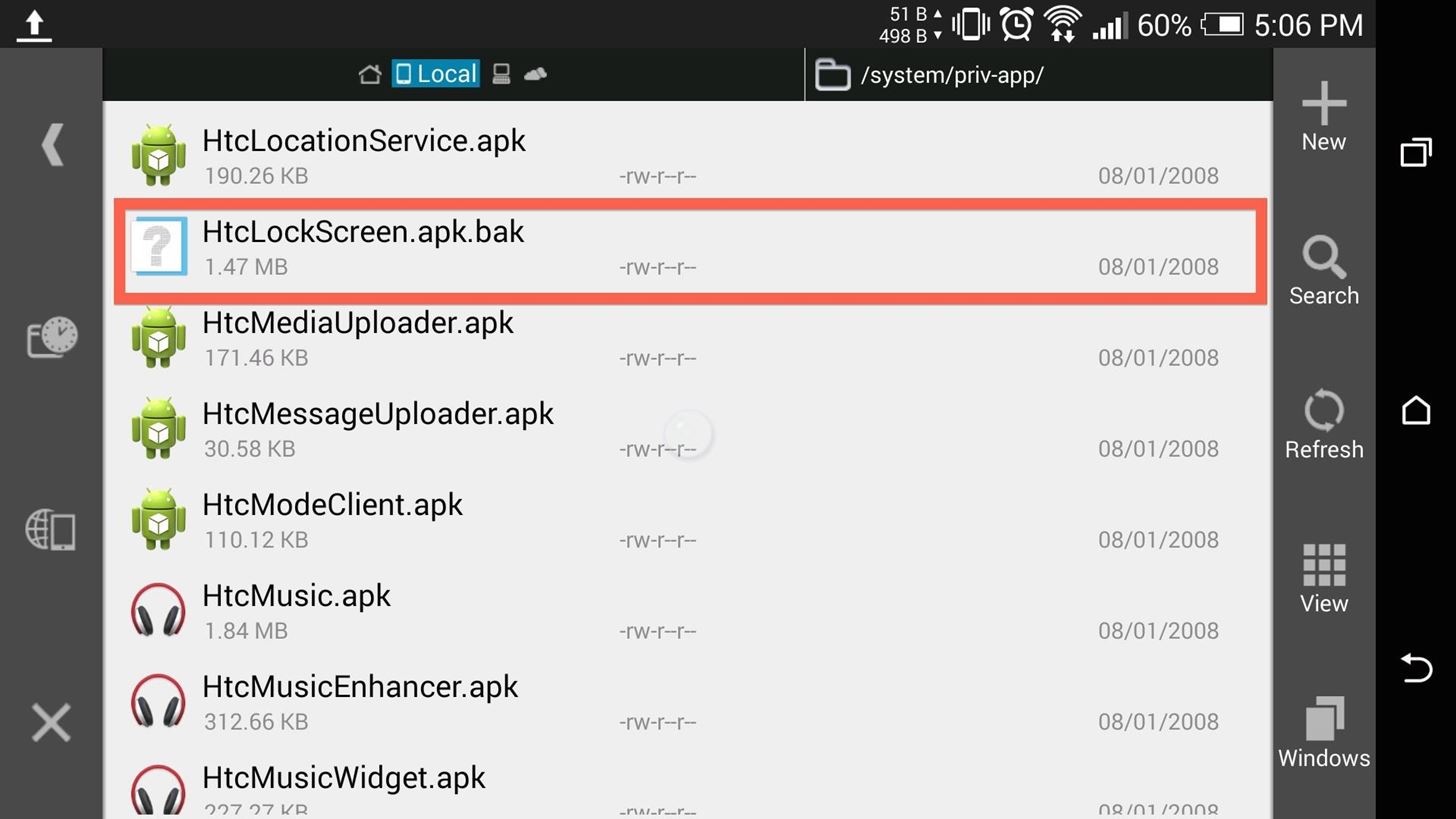 How to Activate the Hidden AOSP Lock Screen on Your HTC One M8