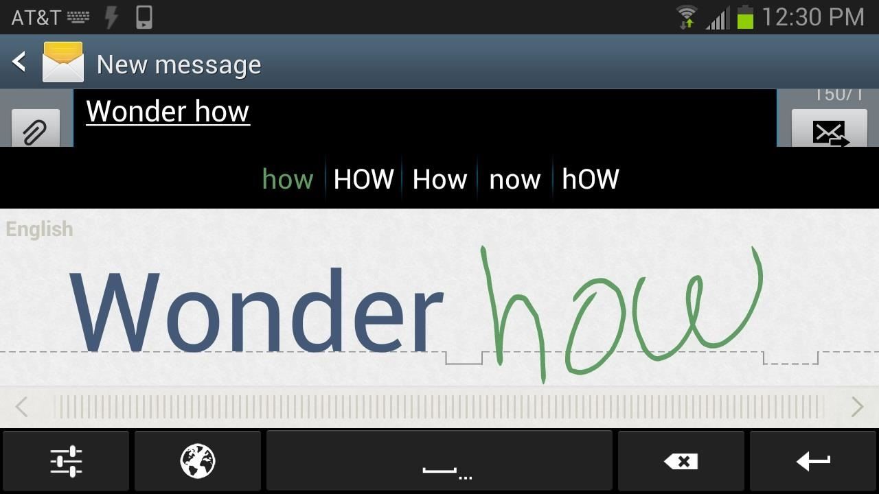 How to Text More Accurately by Handwriting Messages on Your Samsung Galaxy S3
