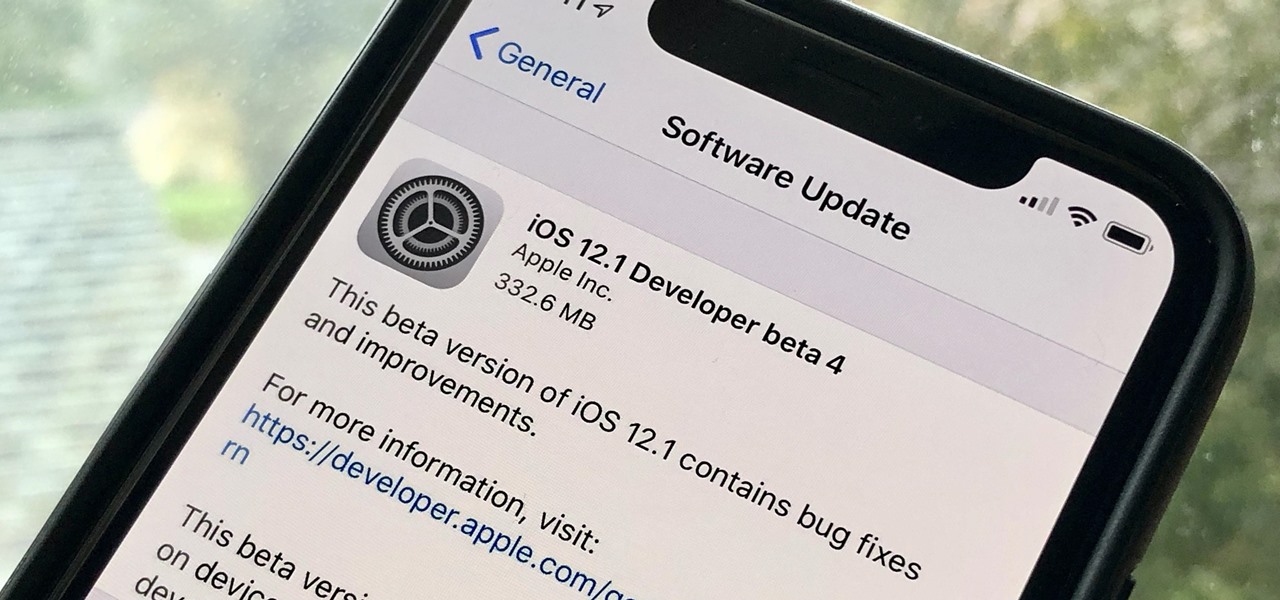 Apple Just Released iOS 12.1 Developer Beta 4 to Testers