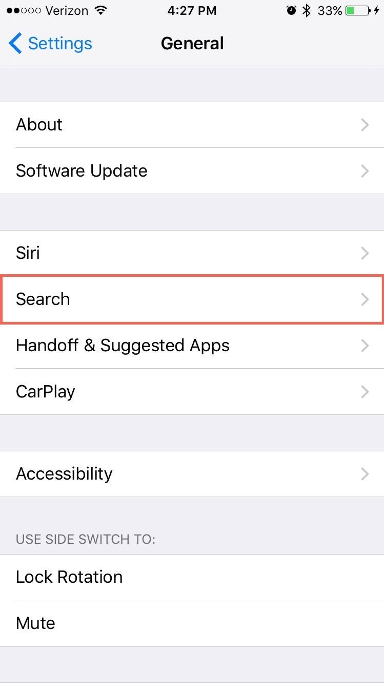 How to Disable Proactive Search on Your iPhone or iPad in iOS 9