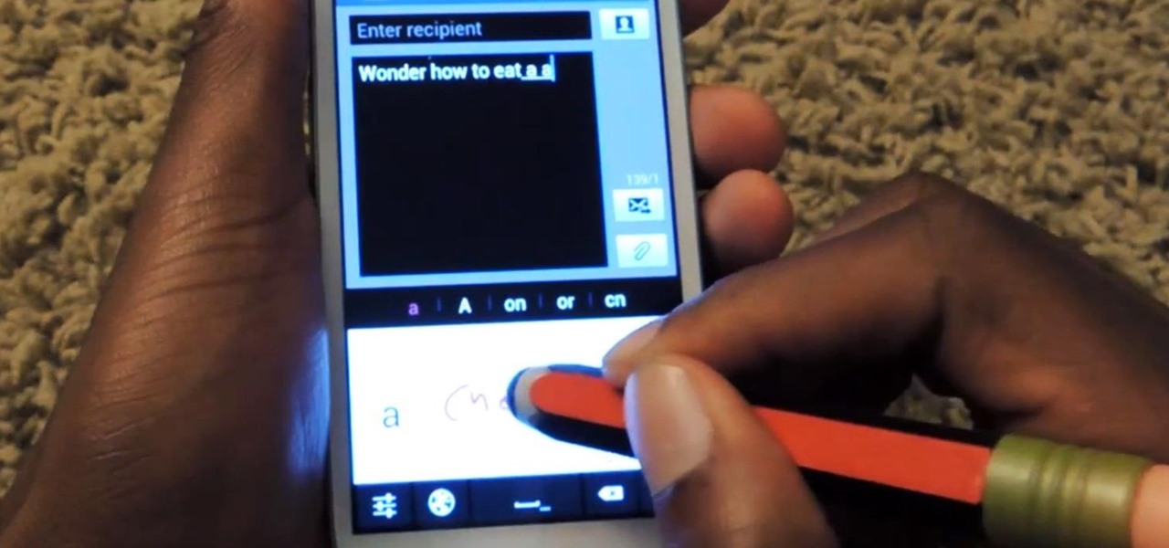 Text More Accurately by Handwriting Messages on Your Samsung Galaxy S3