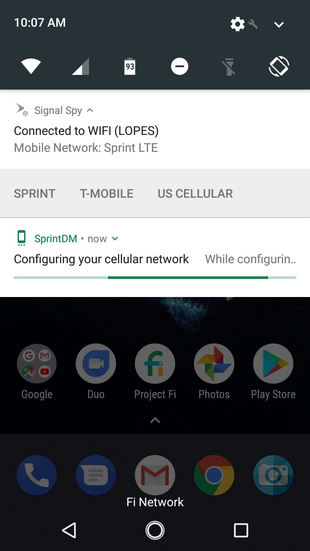 How to Force Switch to T-Mobile or Sprint on Project Fi