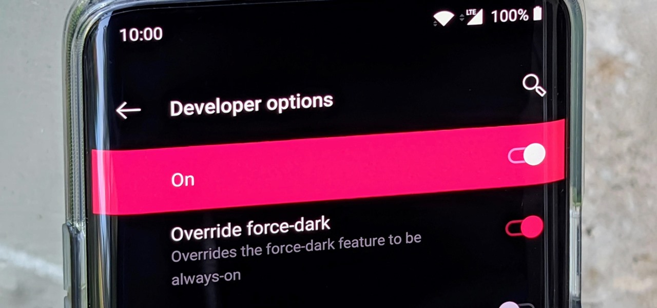 Force-Enable Dark Mode for All Apps in Android 10
