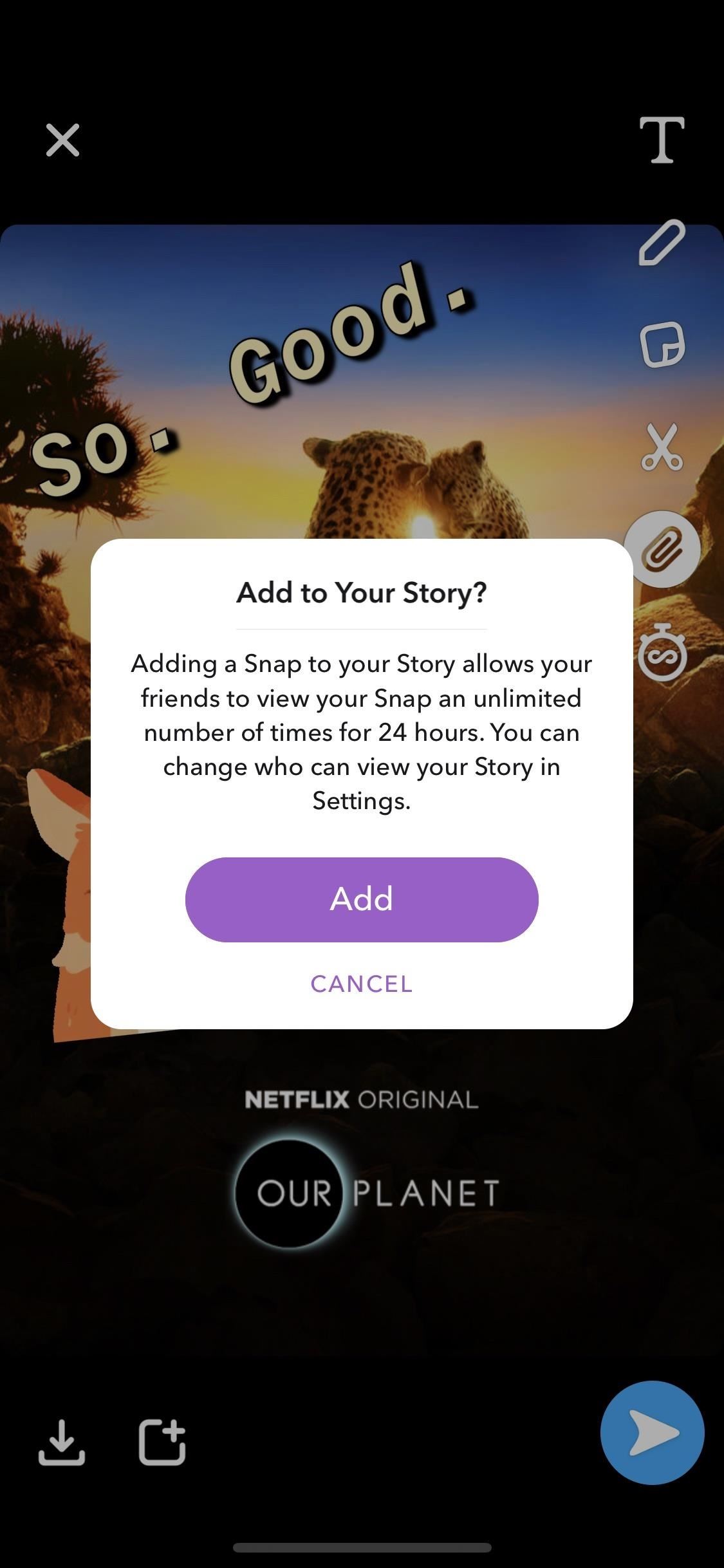 Share What You're Watching on Netflix to Your Snapchat Story So Your Friends Can Watch Too