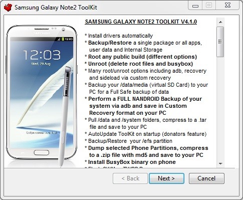 How to Completely Back Up Your Samsung Galaxy Note 2 Using Kies, Helium, or the Note 2 Toolkit