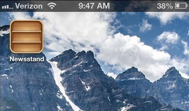 How to Hide the Newsstand App on Your iPhone 5 (And Other iOS 6 Devices)—Without Jailbreaking