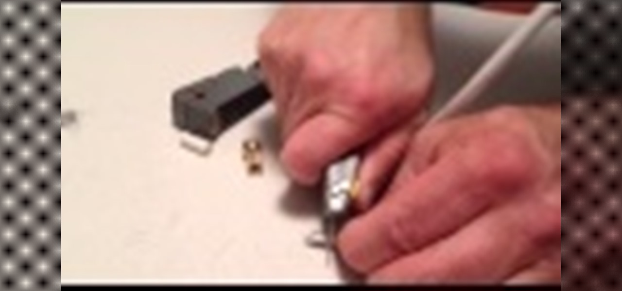 Make an End on a Coaxial TV Cable Wire