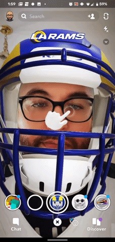 How to Try on the LA Rams' New Uniforms with Snapchat AR