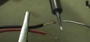 Do some basic soldering for electronic equipment