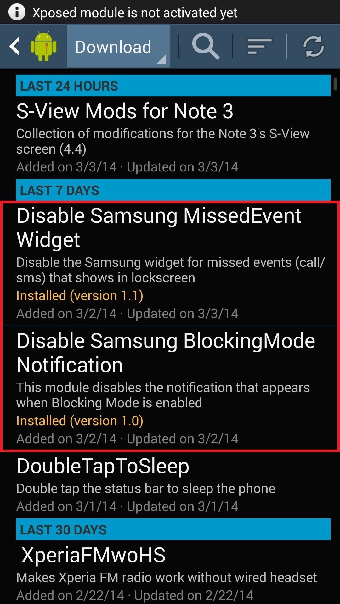 How to Disable the Missed Event Widget & “Blocking Mode On” Notification for the Galaxy Note 3