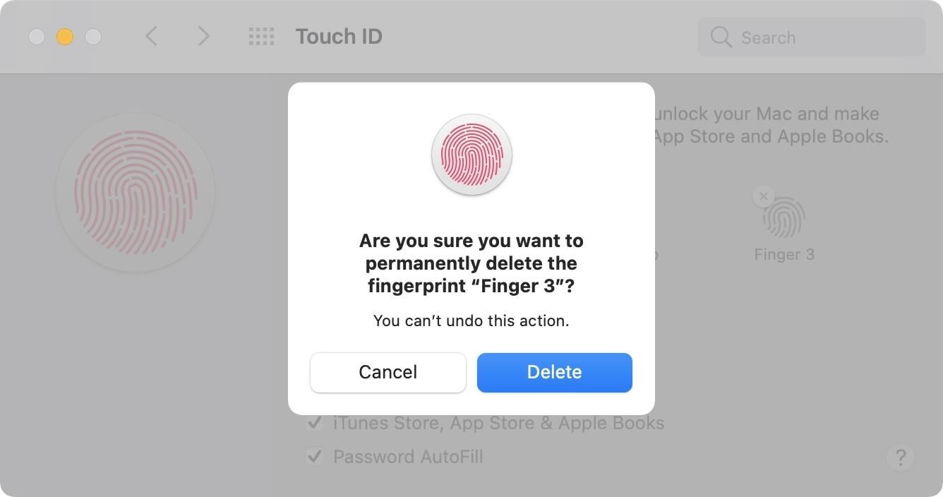 How to Trick Your MacBook's Touch ID into Registering Twice as Many Fingerprints for Each Account