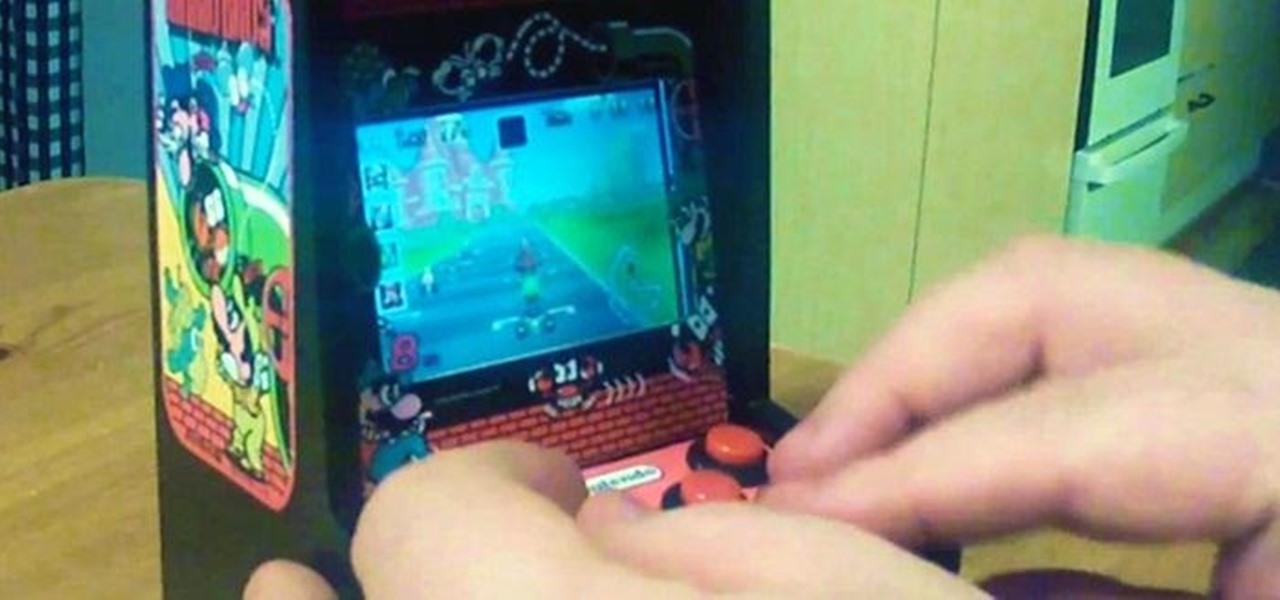 Turn a Game Boy Advance into an Old-School Miniature Arcade Cabinet