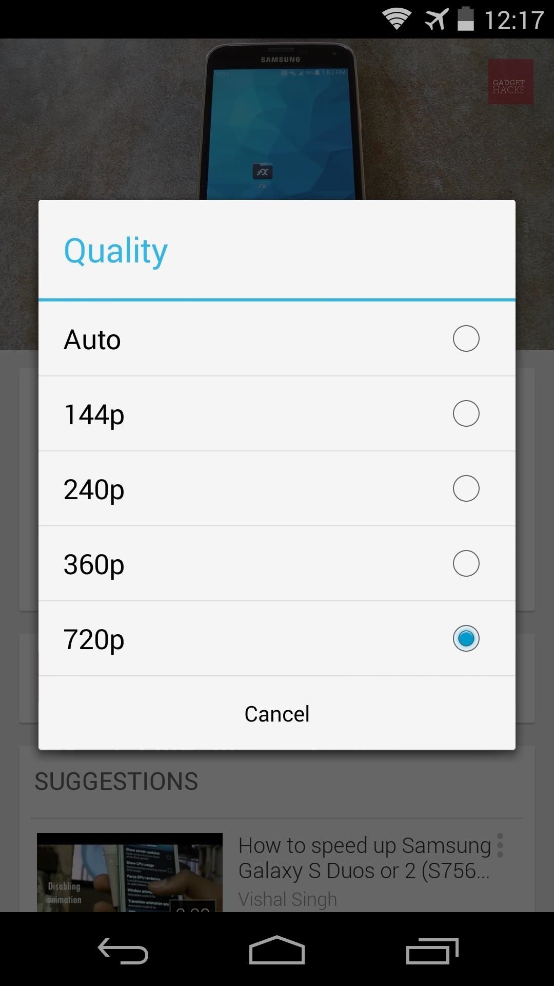 How to Watch 1080p YouTube Videos on a Nexus 5 or Nexus 7