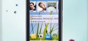 Personalize the contacts bar on a Nokia C5 mobile phone