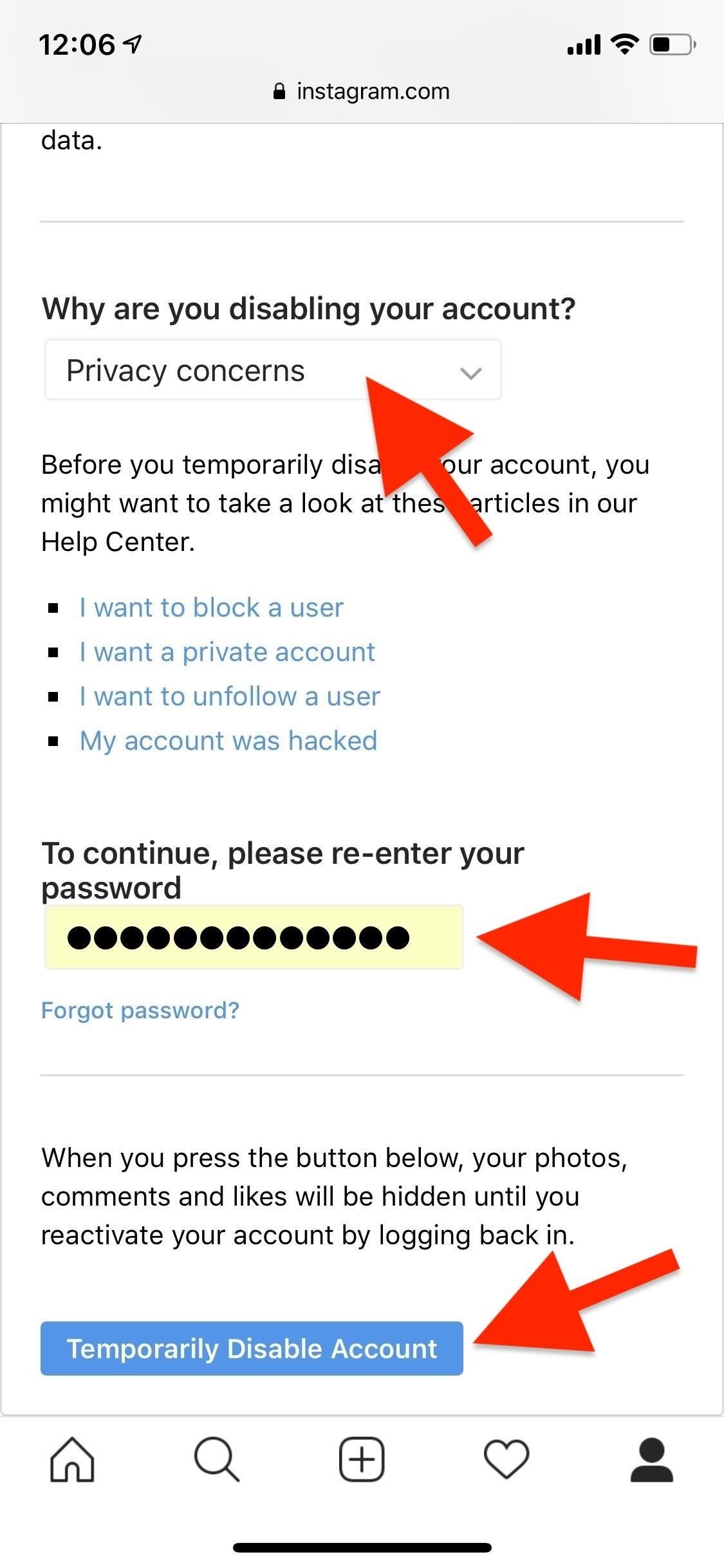 How to Temporarily Disable Your Instagram Account When You Need to