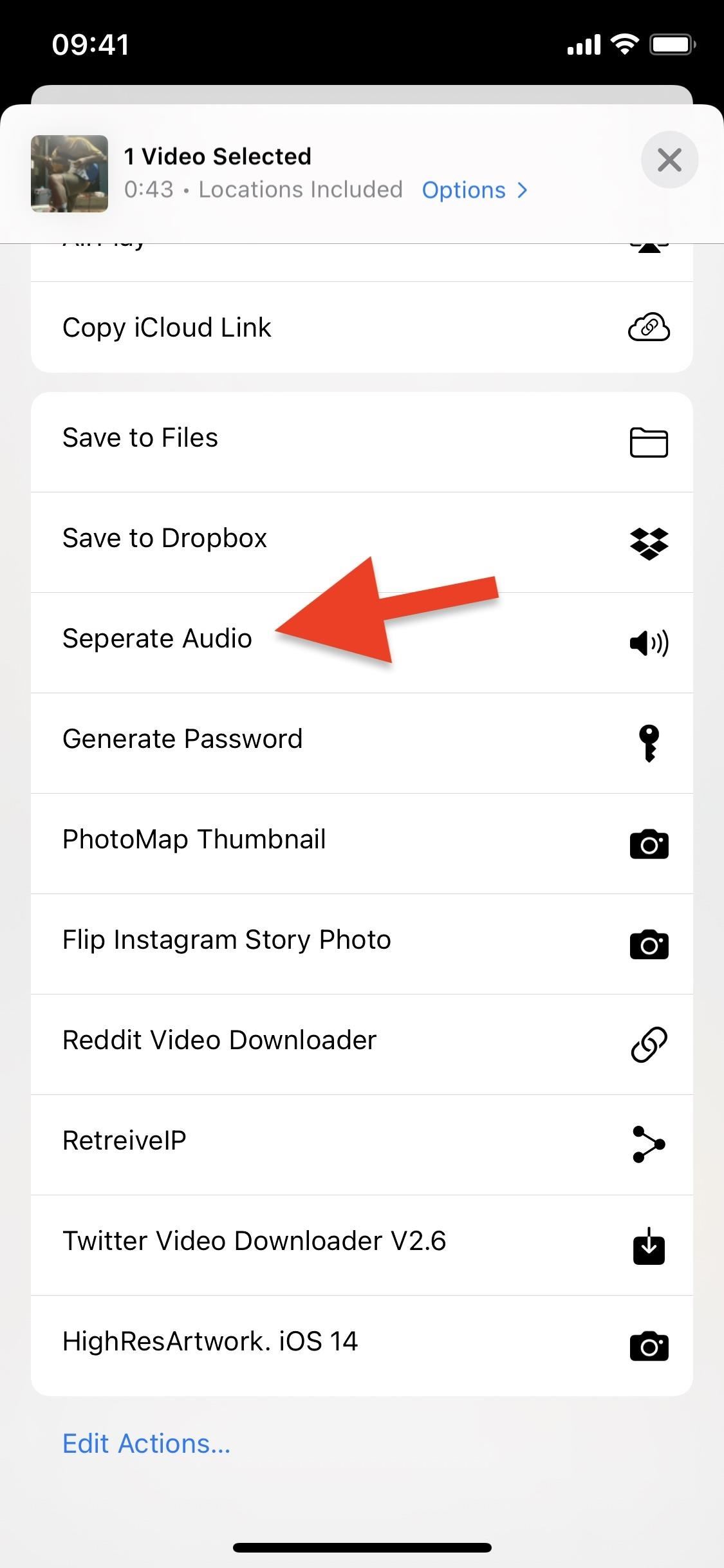 Extrahieren Sie schnell Audiospuren aus jedem Video auf Ihrem iPhone – direkt aus der Zwischenablage.