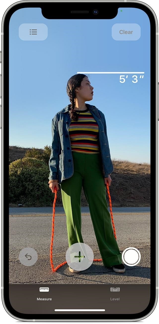 How to Quickly Measure a Standing or Seated Person's Height Using Your iPhone 12 Pro or 12 Pro Max