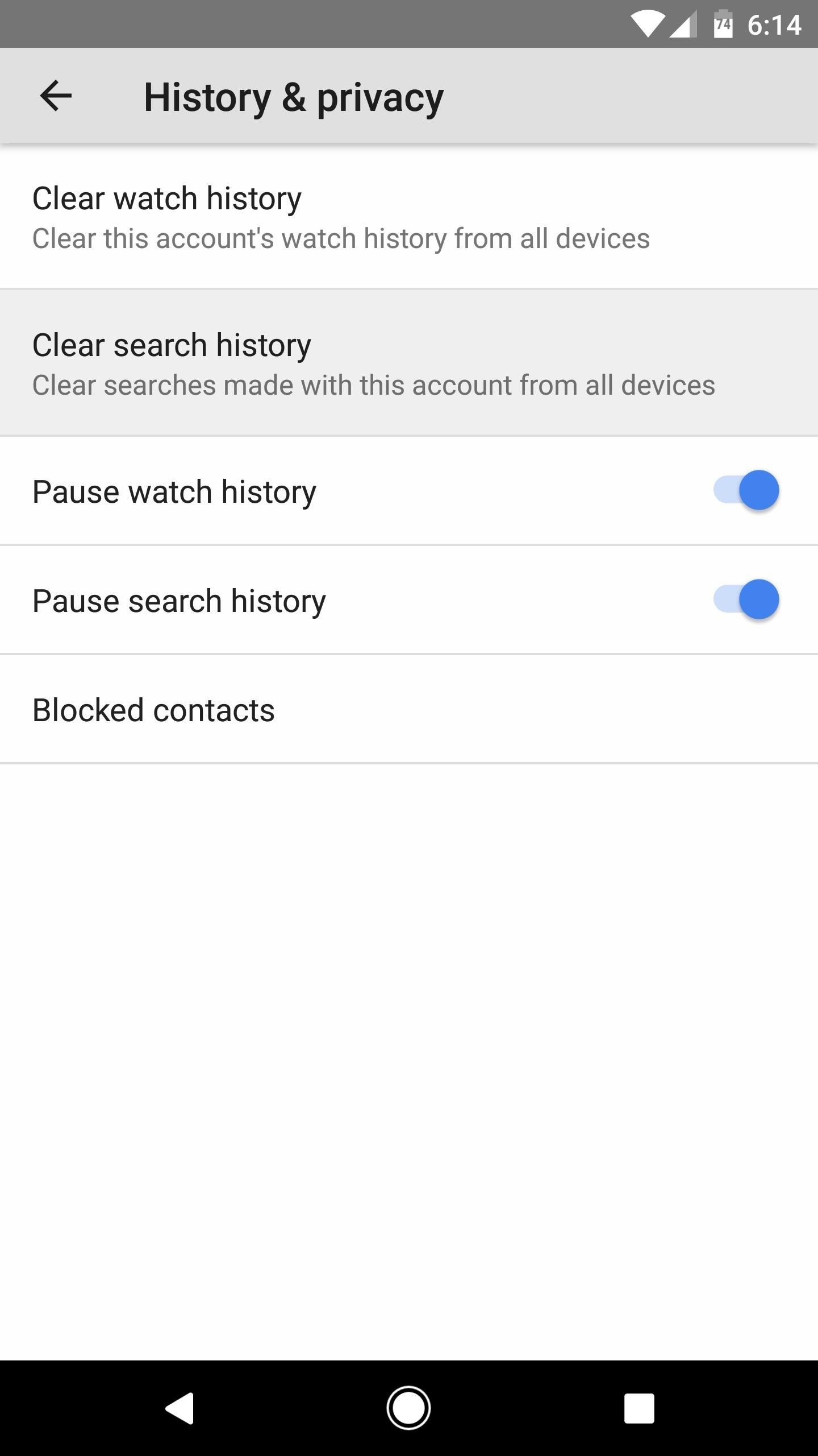 YouTube 101 How to Manage Your Search History & Clear