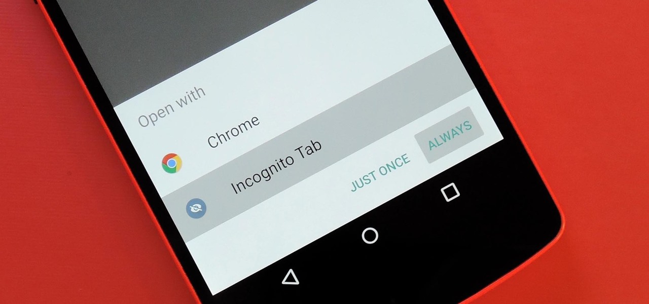 Open Links Directly into Chrome's Incognito Mode on Android