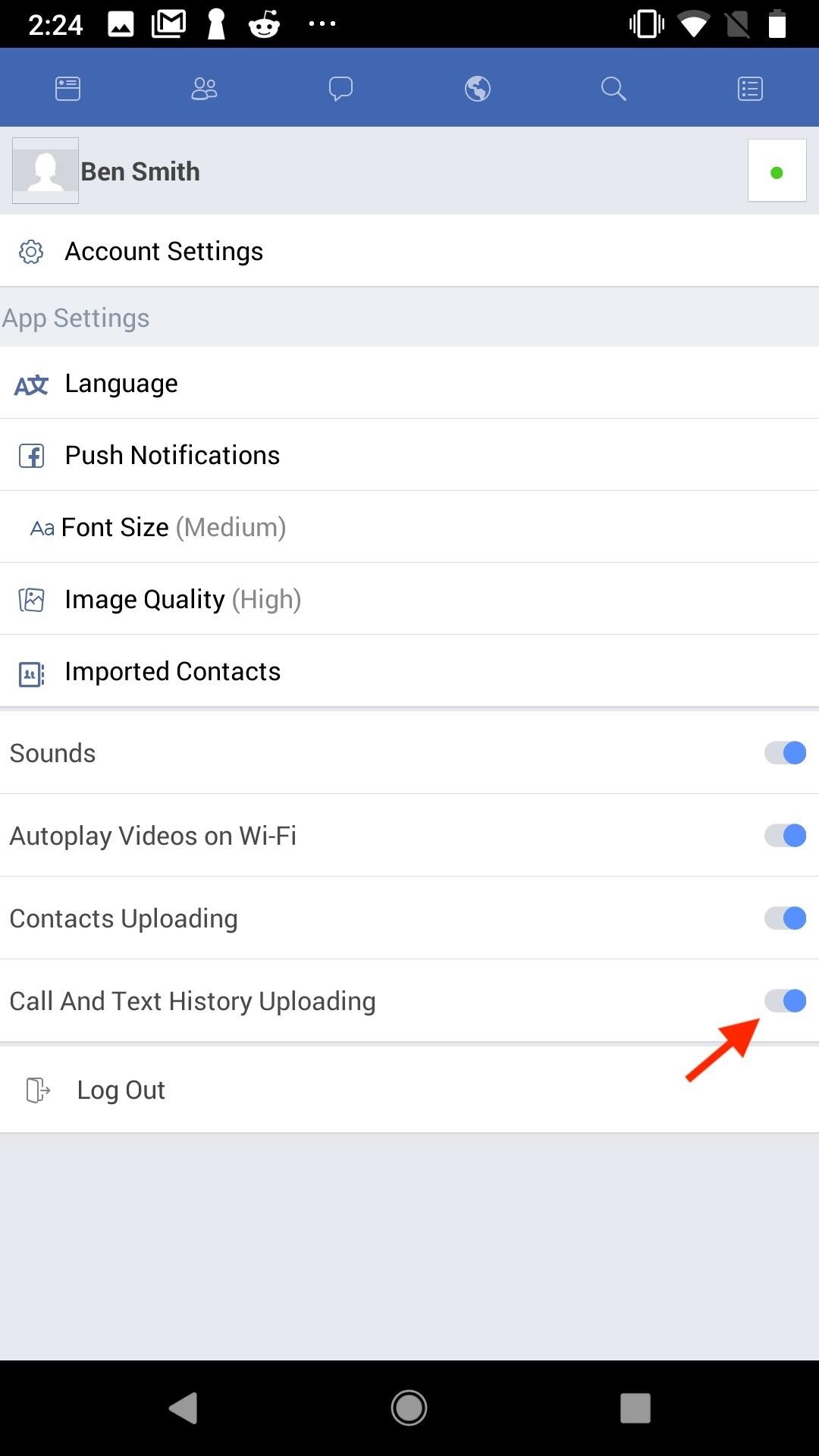 How to Turn Off Facebook Lite's Call & Text History Logging on Android