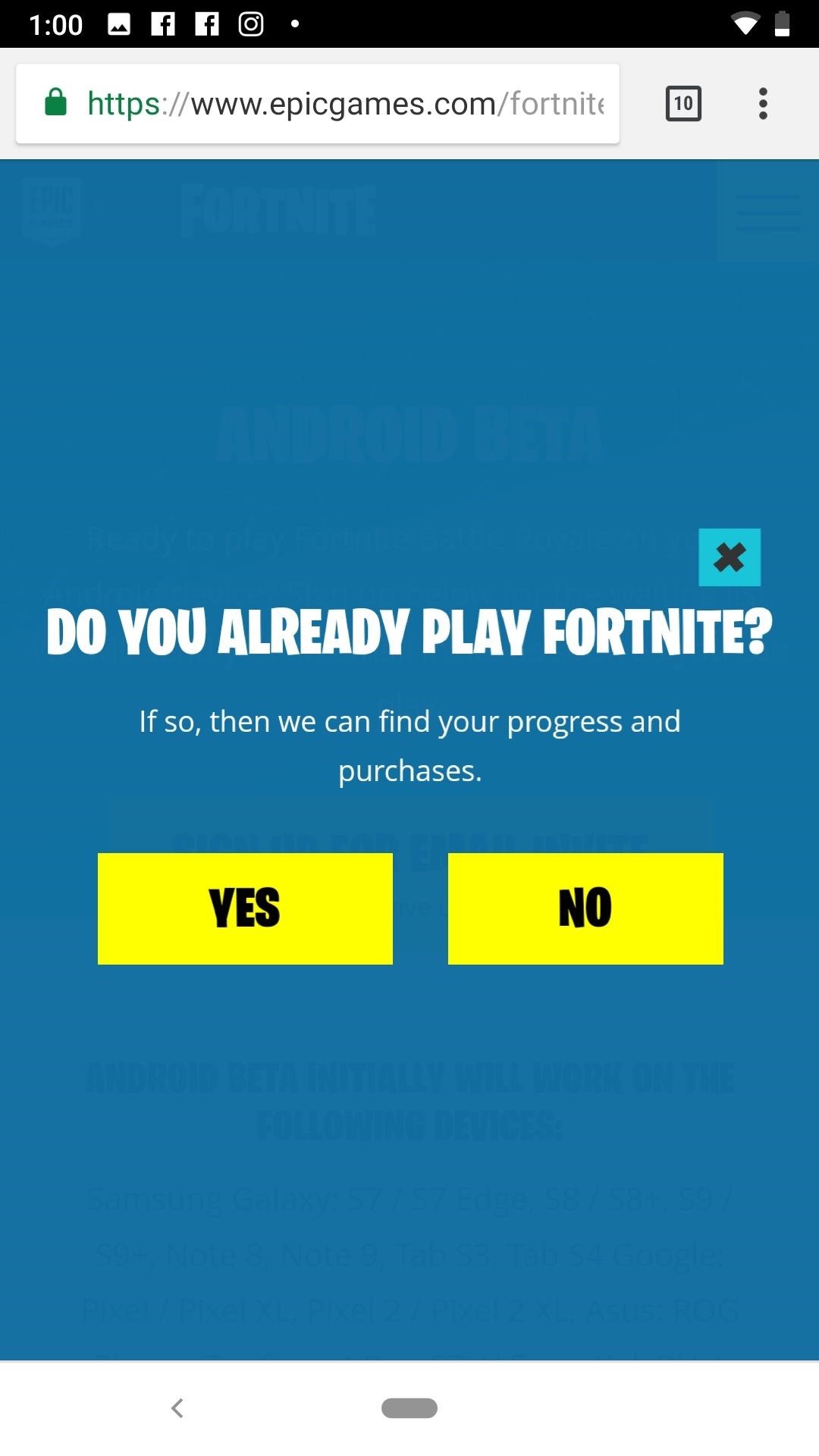 once you ve signed up for the email invite however there s no telling when you ll receive a download link if you re interested in immediate results - fortnite without signing in