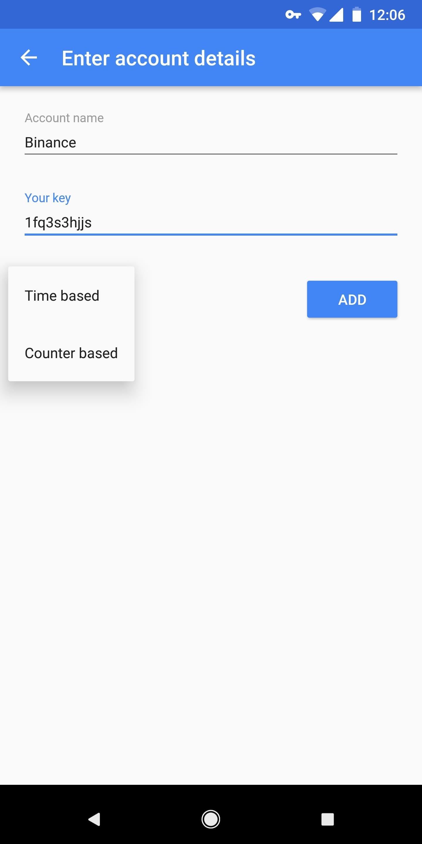 Google authenticator time sync