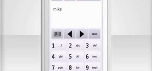 Set up an email account on a Nokia C6 mobile phone