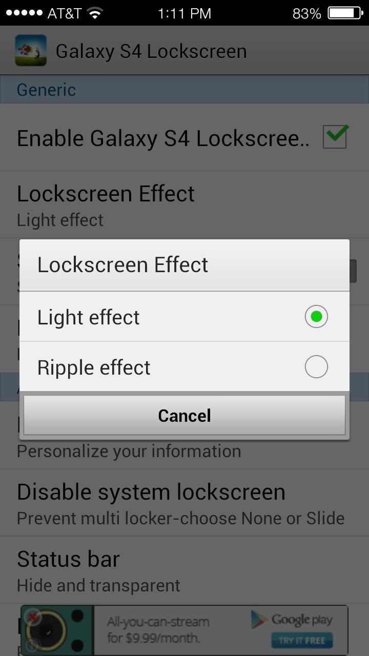 How to Upgrade Your Galaxy S3's Lock Screen to a Galaxy S4's for More Swipe Effects