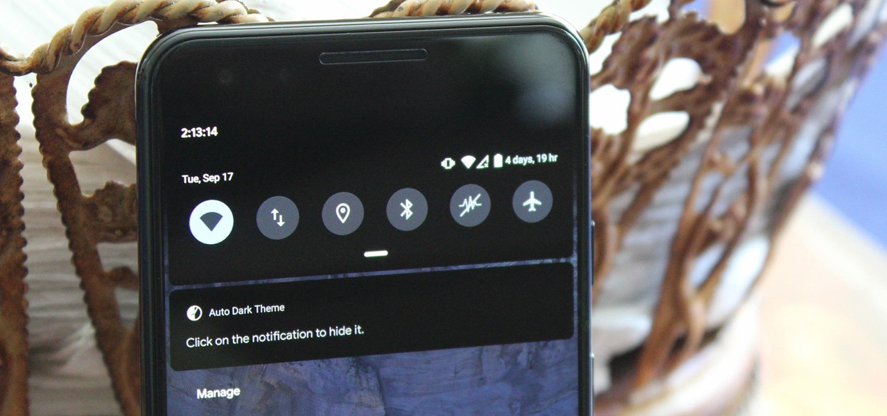 Make Android 10's Dark Mode Turn on Automatically at Night — No Root Needed